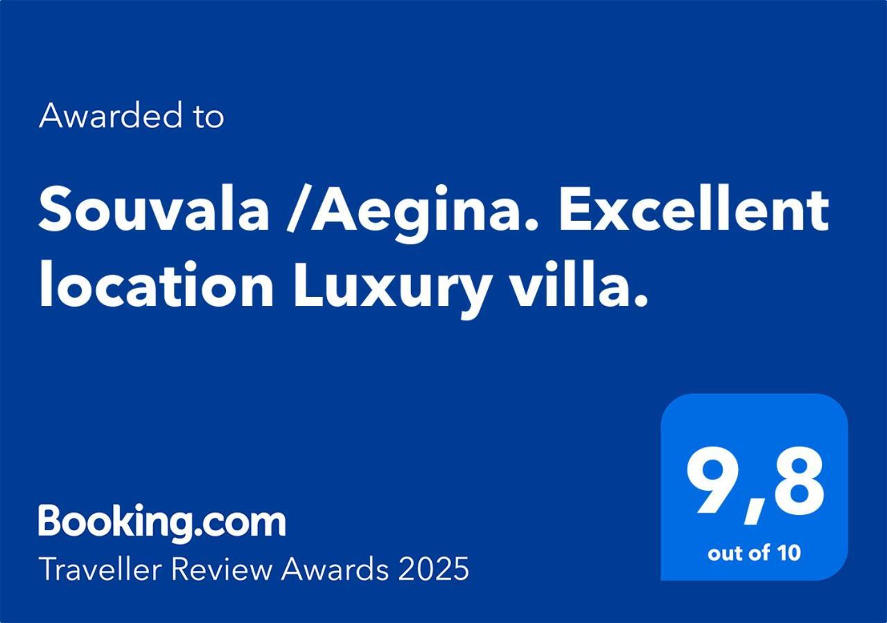 Souvala /Aegina. Excellent Location Luxury Villa. Vathi  Экстерьер фото